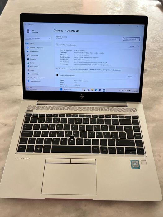 Portátil 100% novo i7 8550U 8GB Ram INTEL XESS