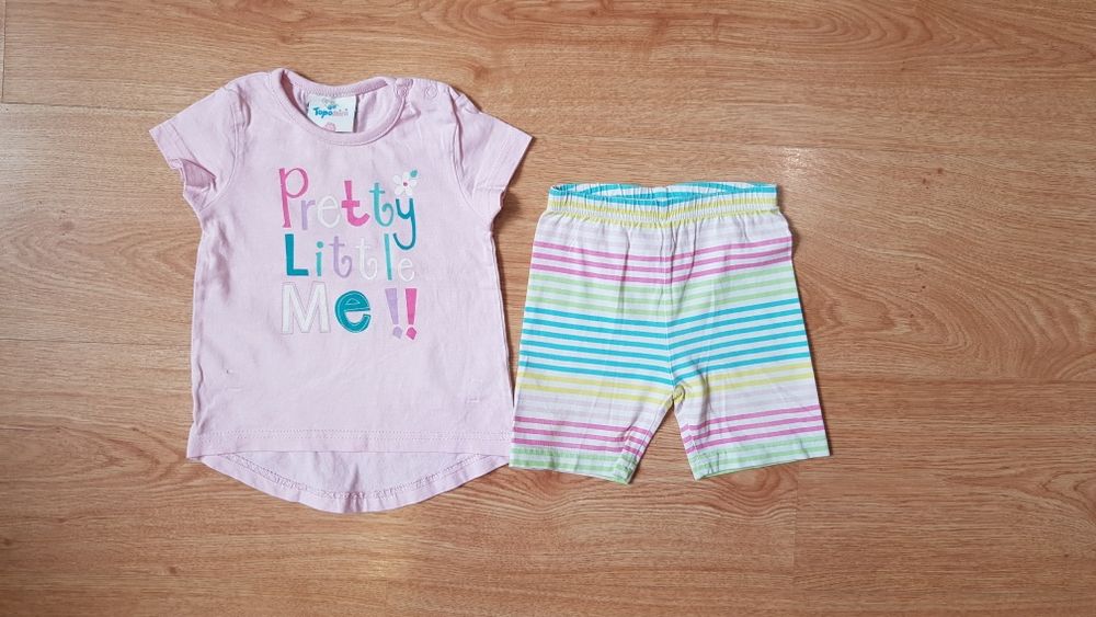 Набор: красивая футболка футболочка и лосины лосiни шорты шорти бриджи