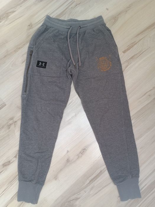 Spodnie dresowe bawełniane męskie under armour project rock rozmiar m