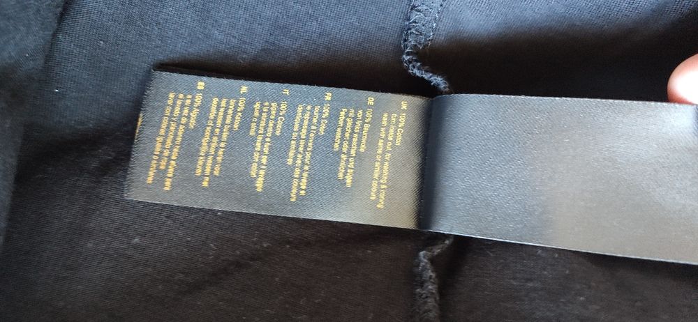 Koszulka  T-shirt  Alpha INDUSTRIES Klasyczny (Basic Logo) czarny