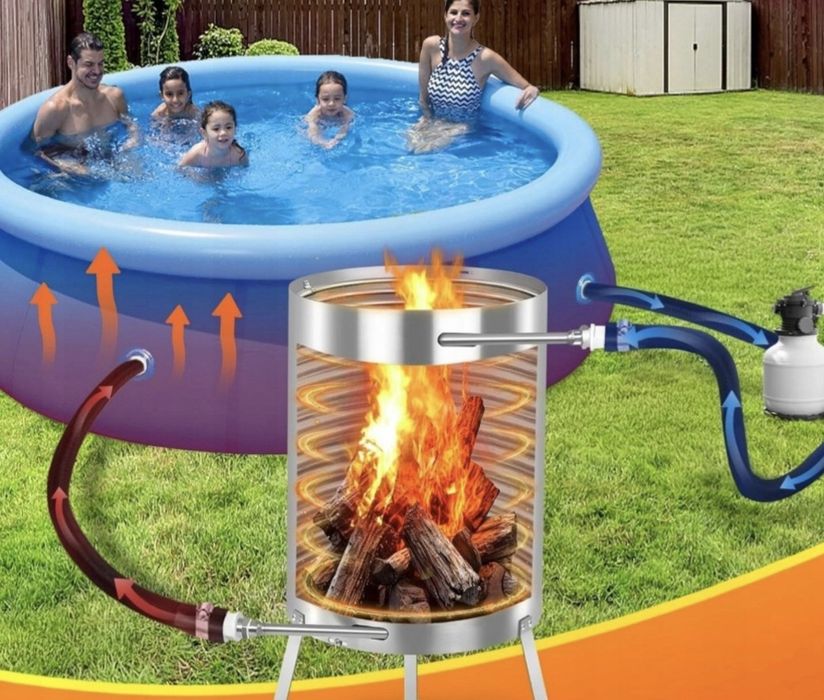 Nowy Piec do basenu,jacuzzi. Wezownica do podgrzewania wody