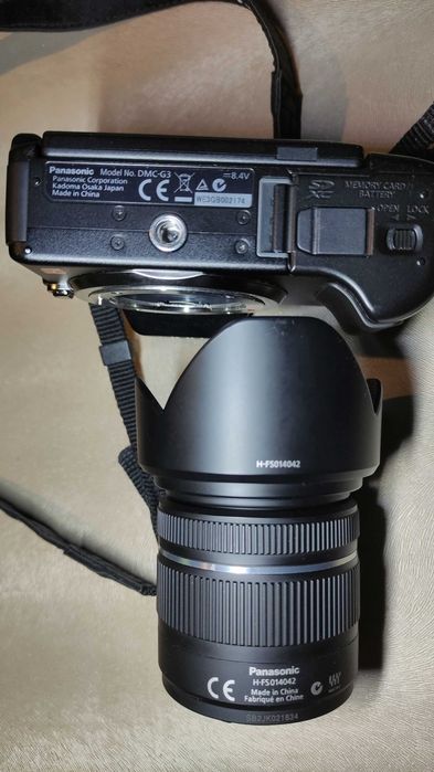 Aparat Panasonic Lumix DMC-G3, komplet, bezlusterkowiec