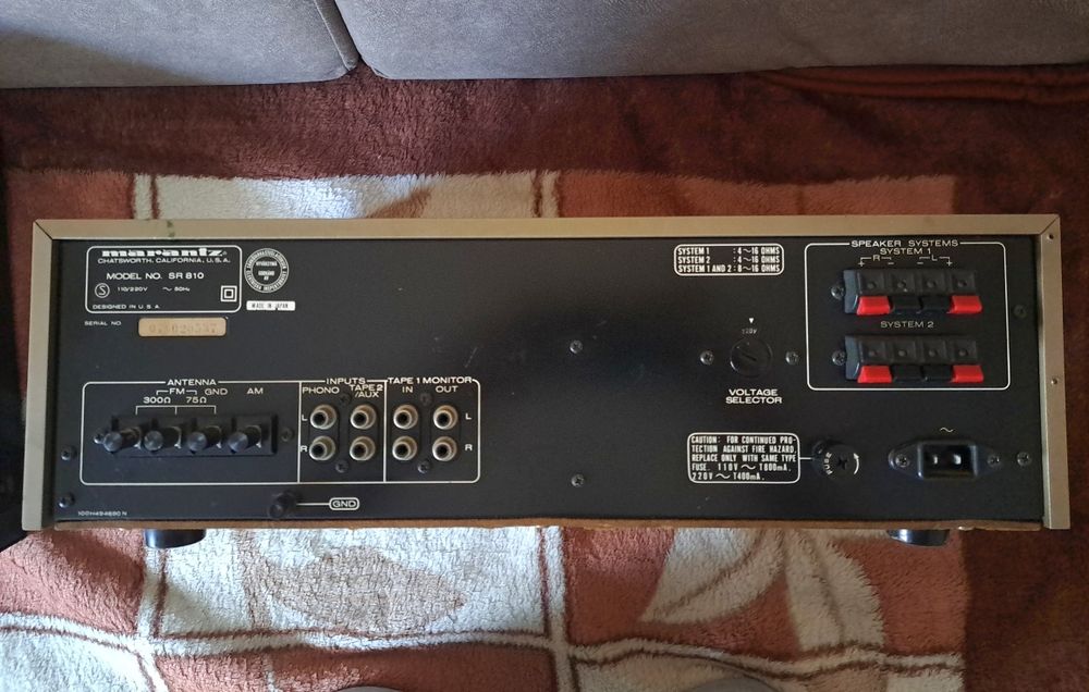 Amplituner Marantz SR 810.Piękne stereo.