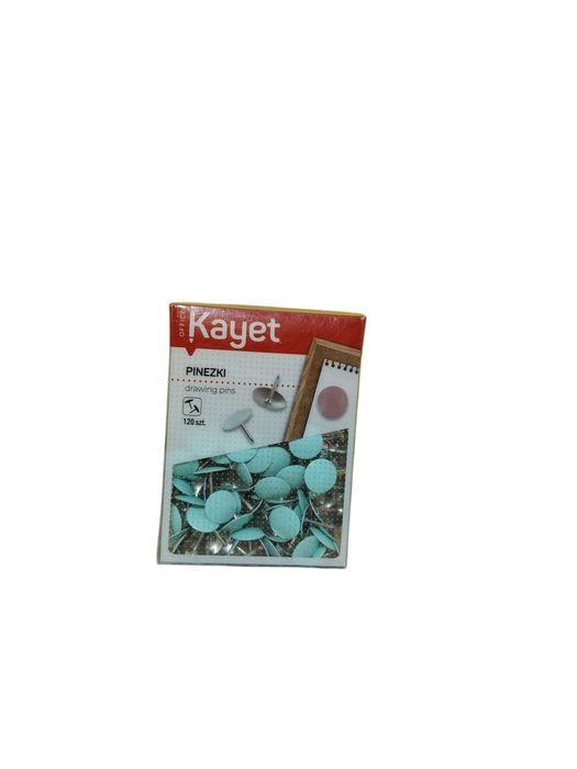 Pinezki Kayet 120 szt mix kolor nowe