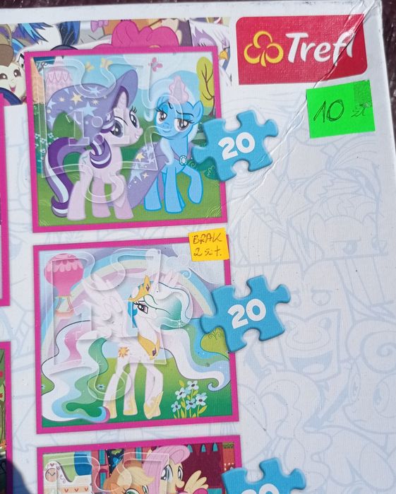 Puzzle 10 w 1 My Little Pony i Psi Patrol 5w1