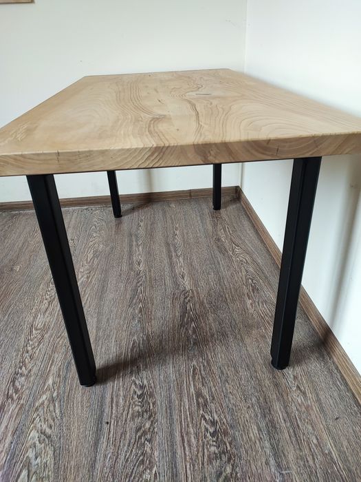 Стіл лофт (ясень) металеві опори