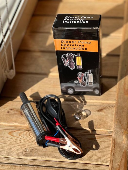 Насос электрический для перекачки дизельного топлива 12V 24V