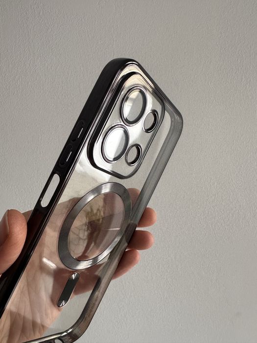 Etui Plecki Silikon MagSafe czarne do XIAOMI REDMI 15C