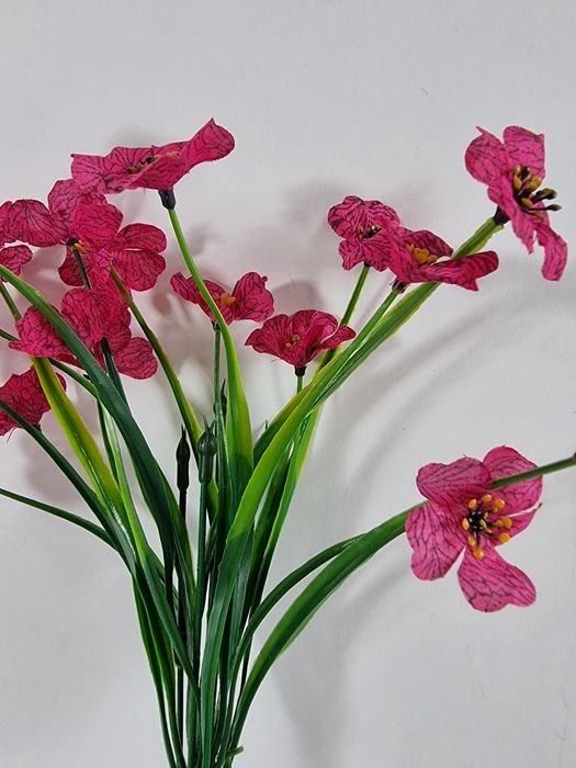 Sztuczne kwiaty bukiet bukiety do wazonu różowe