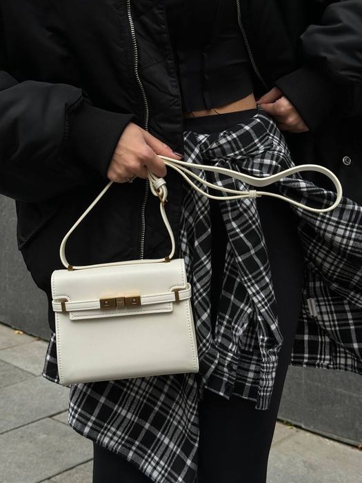 Сумка Yves Saint Laurent Manhattan / сумочки ів сен лоран біла