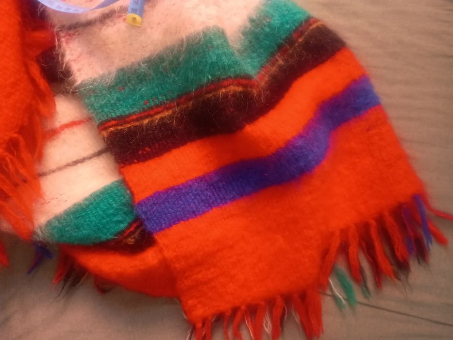 Koc 100% moher wełna