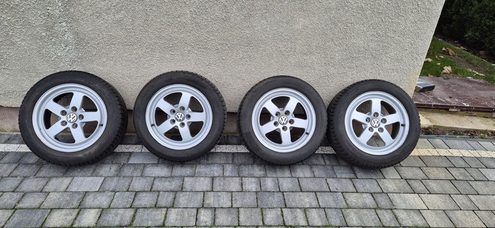 Alufelgi 5x112 z oponami zimowymi 205/55 R16