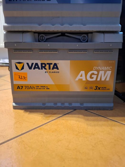 Akumulator BPower AGM 70Ah 760A P+ Start Stop 603x275x233