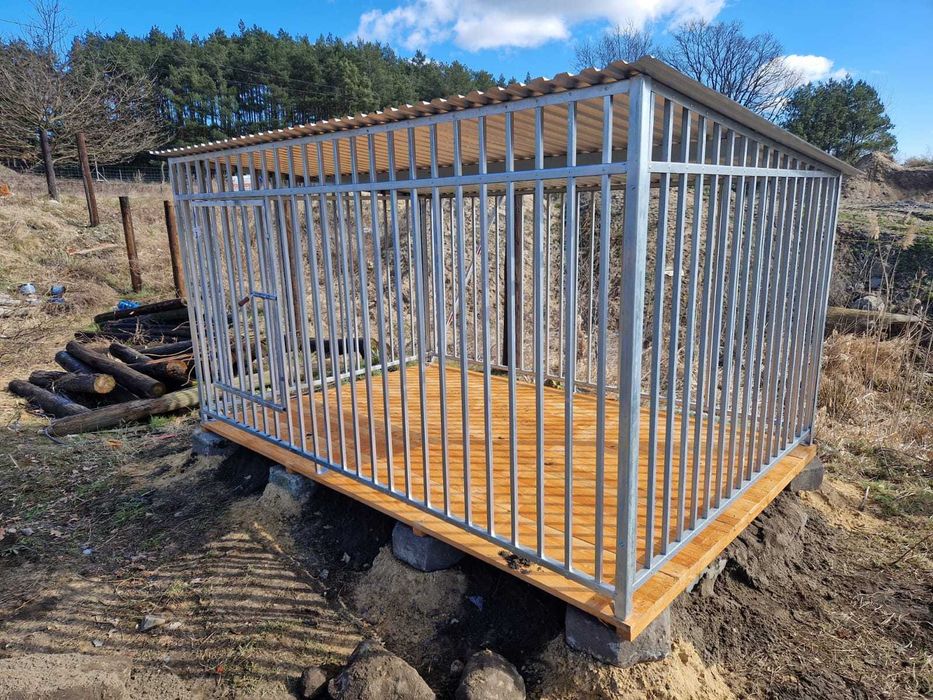 BOKS klatka Zagroda KOJEC dla psa KOJCE ocynk, kolor CAŁA POLSKA raty