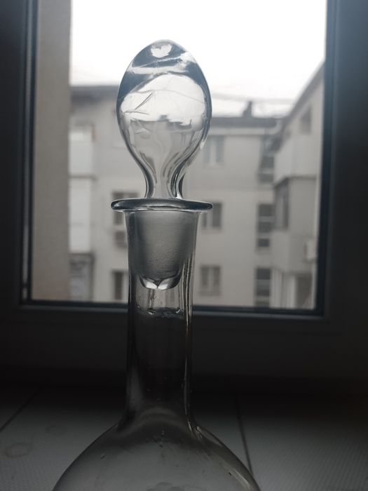 Гоафин кувшин стеклянный с рисунком новый