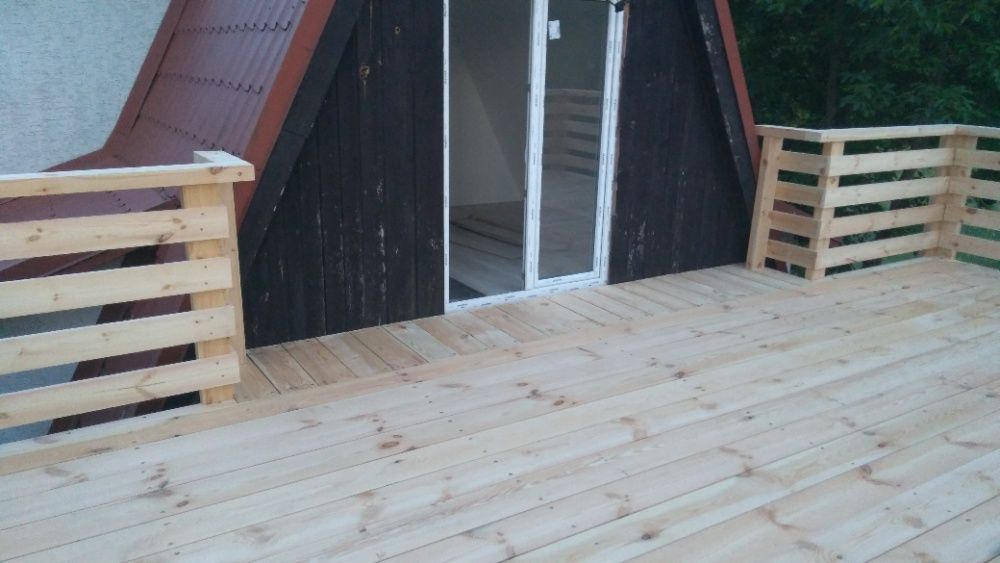 TARAS z zadaszeniem na auto 6 x 4