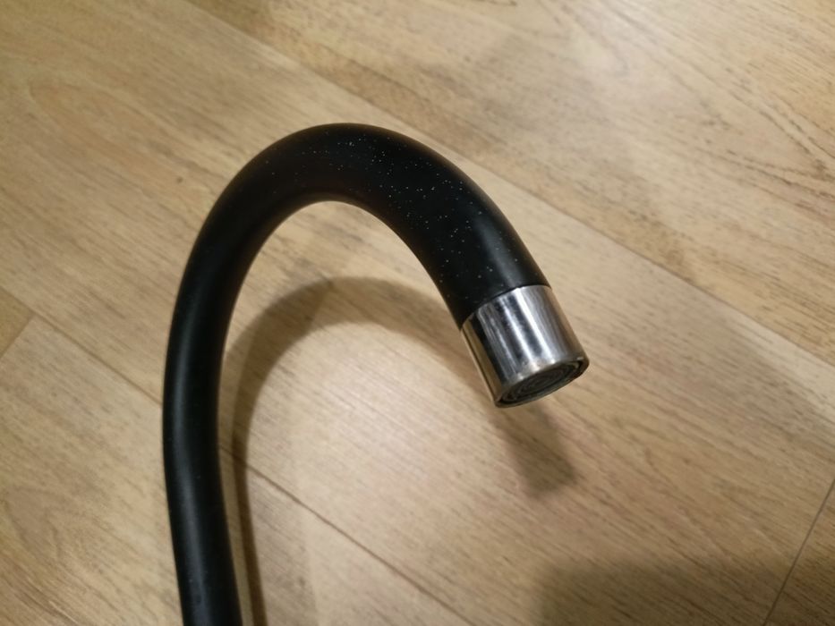 Bateria kran kuchenny czarny ala granit kamień  M10