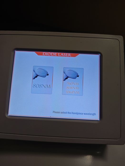 Máquina Depilação Laser Tripla Onda