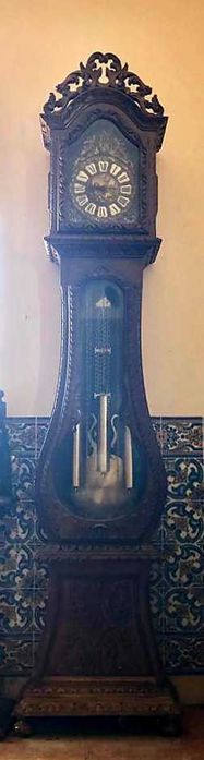 Relógio de pé em funcionamento