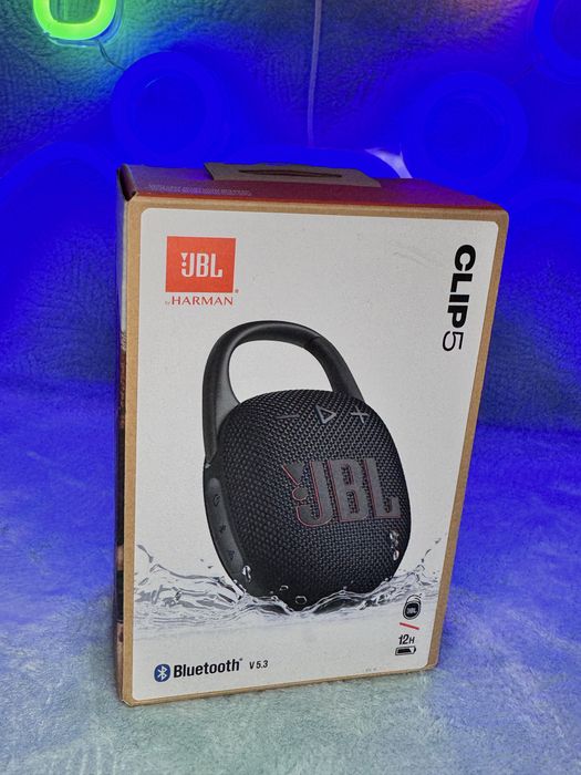 Портативна Bluetooth колонка JBL Clip 5 — Нова