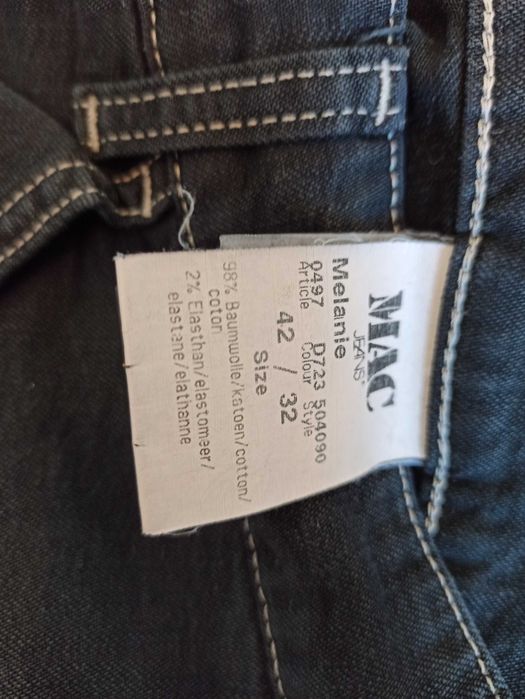 Spodnie MAC czarne rozmiar ok L32 W32