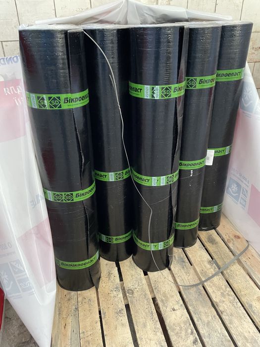 Бікроеласт (єврорубероїд) ХКП, ХПП, ЕКП, ЕПП В НАЯВНОСТІ НА СКЛАДІ
