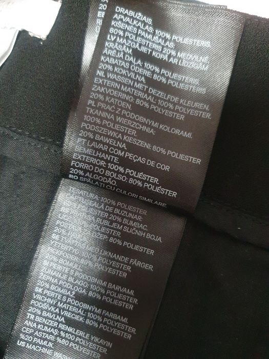 Spodnie czarne szerokie