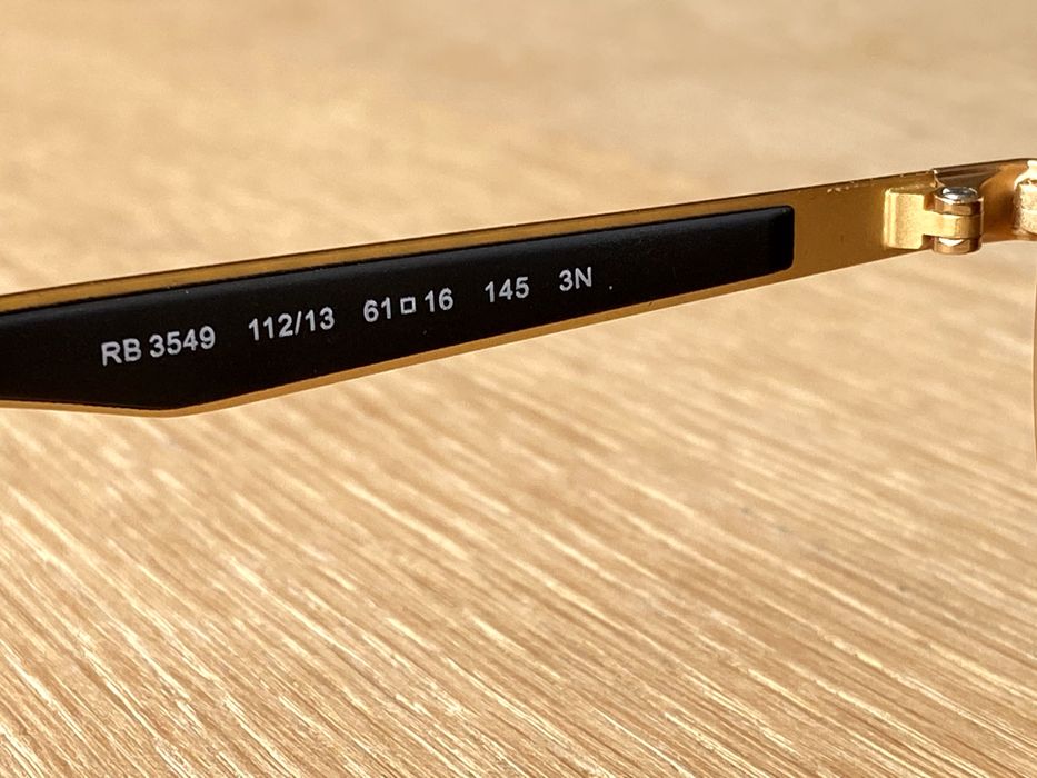 Okulary Ray-Ban Aviator gradient brązowe RB3549 61/16/145 3N NOWE !!!