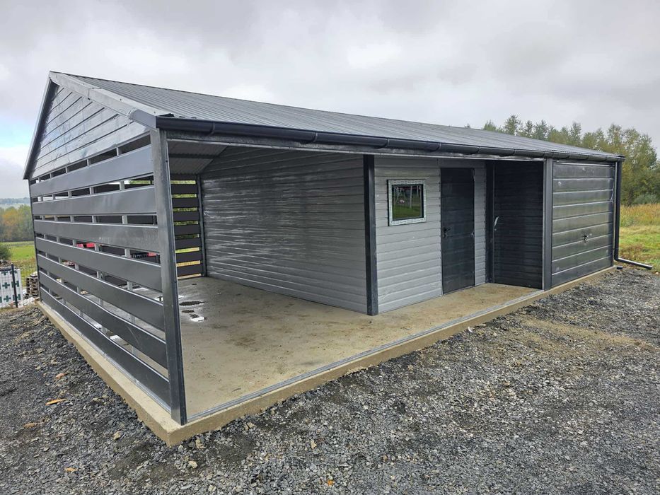 Garaż Blaszany,Wiata,Hala,Magazyn,Pomieszczenie Gospodarcze-z PROFIL