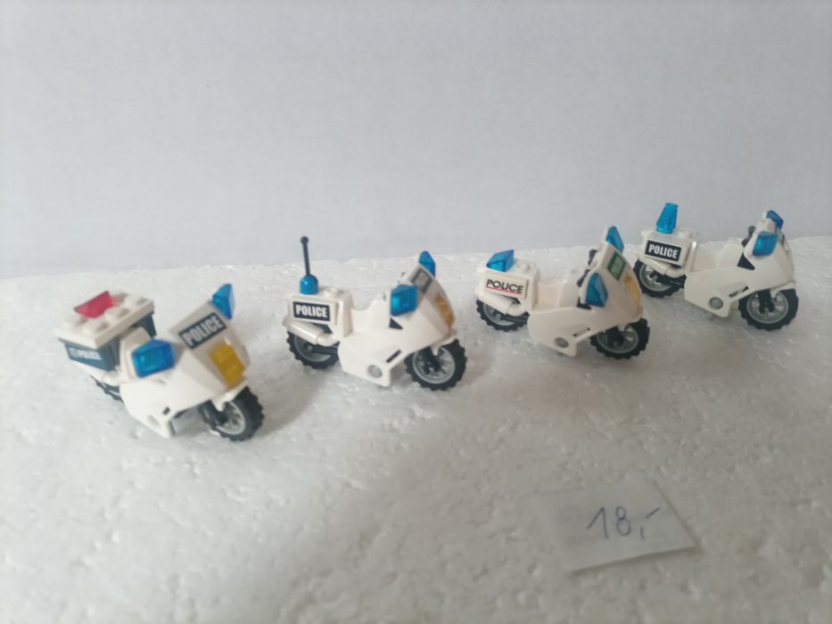 Klocki LEGO motory policyjne