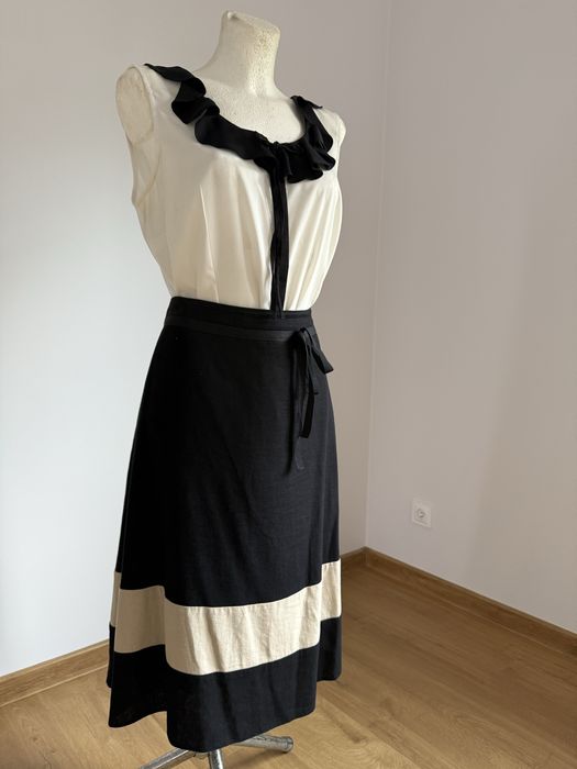 Spódnica elegancka z lnu