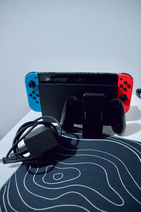 Nintendo Switch com acessórios