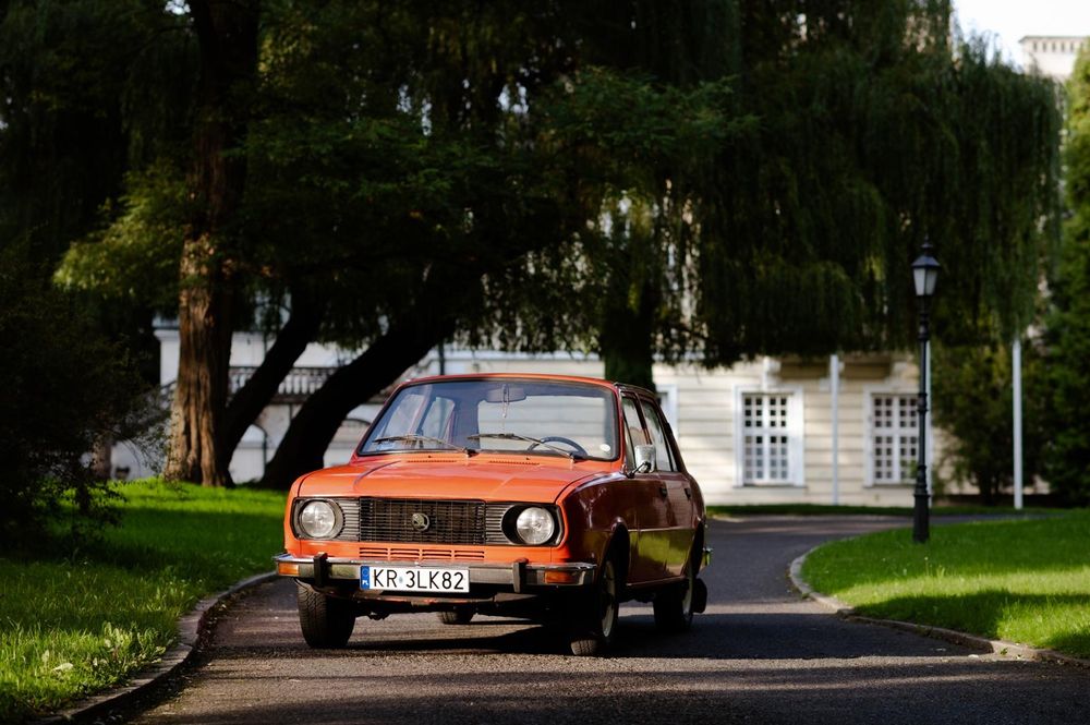 Skoda 105S 1982 r. – samochód zabytkowy – żółte tablice Niski przebieg 31000