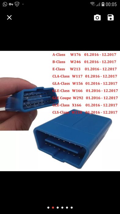 Activação de Android Auto e Apple CarPlay  só para Mercedes.