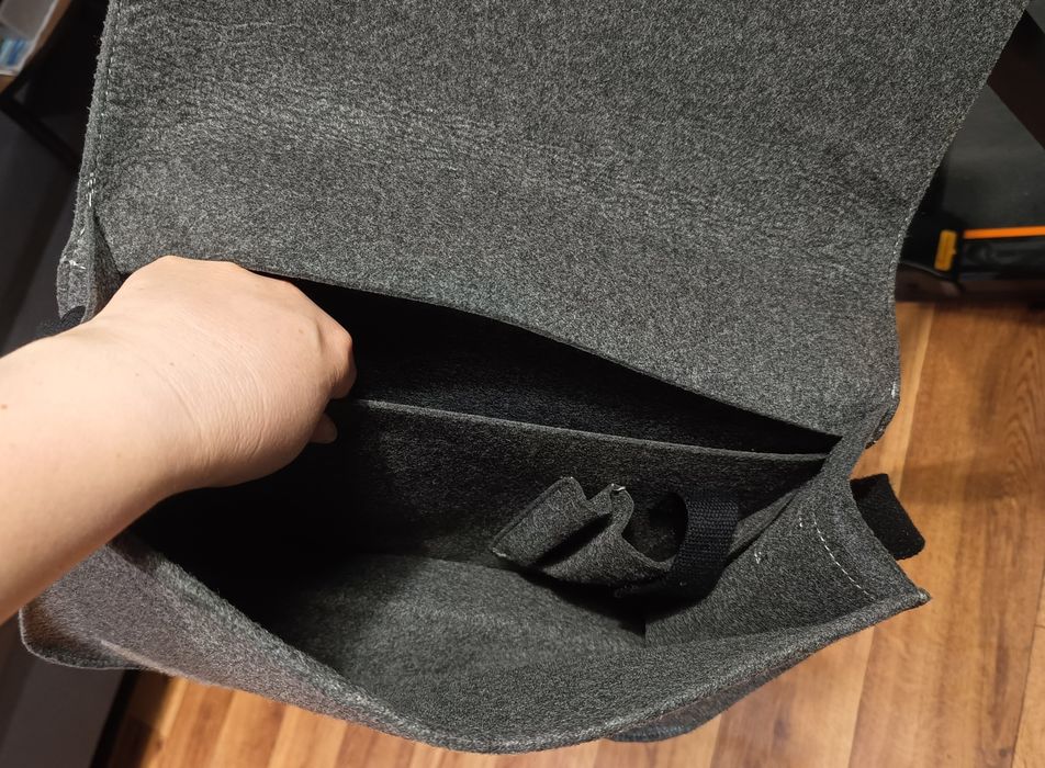 Torba filcowa na ramię, do szkoły, na uczelnię, szkolna