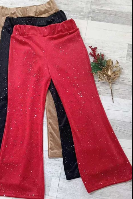 Świąteczne dzwony z drobinkami rozmiary od 104 do 158 NOWE!