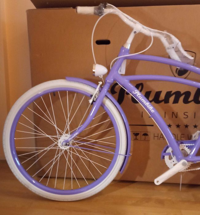 Nowy Rower Plumbike Hermes Fioletowy