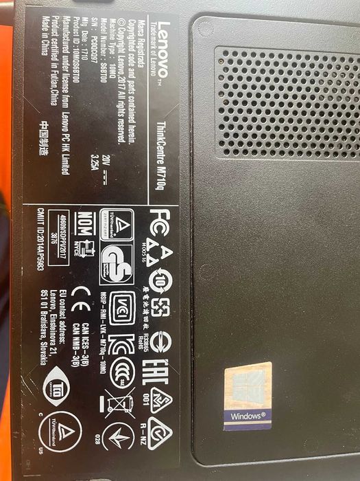 Computador Mini Lenovo I5