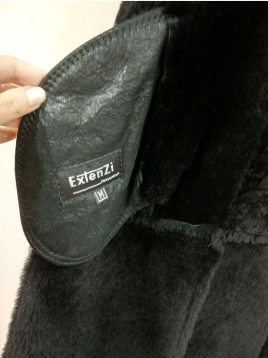 Натуральна дублянка з натуральним хутром