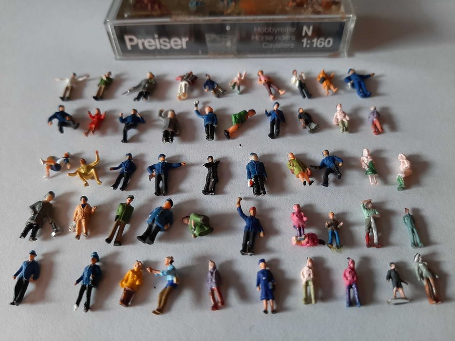 Makieta ludziki 50 szt figurki