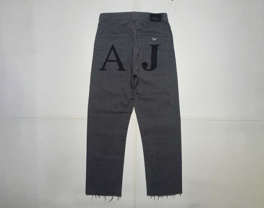 Джинси Armani Jeans big logo baggy AJ штани широкі loose fit
