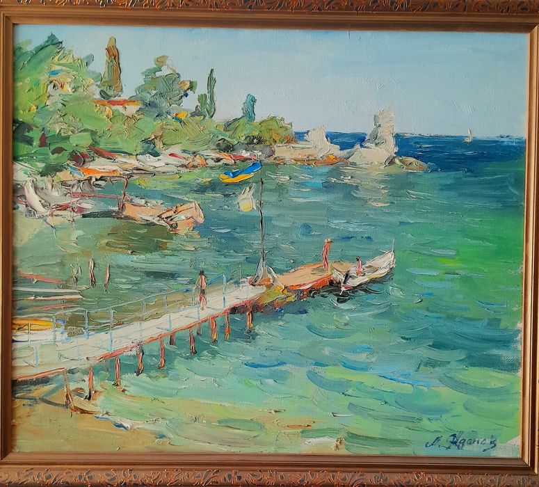 Живопис. Картина А.Жданова "Український Гурзуф"
