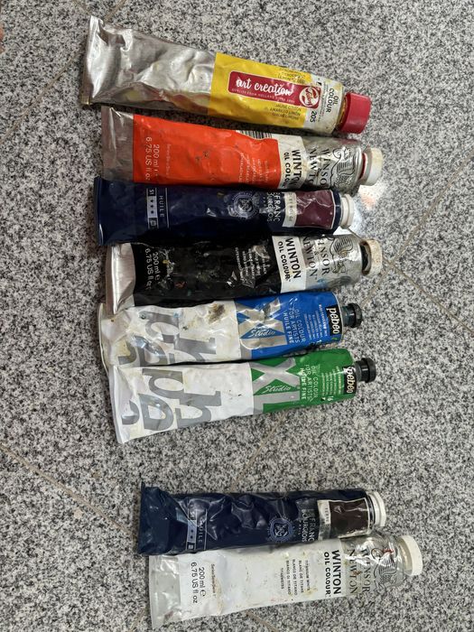 Conjunto tintas óleo (possivel comprar em separado)