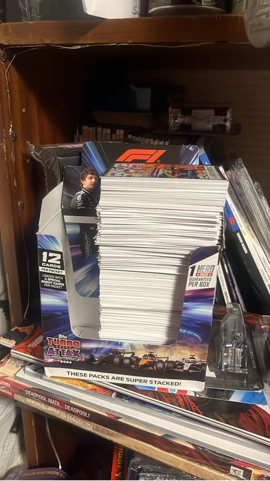 Troca de cartas Turbo Attack f1 2026