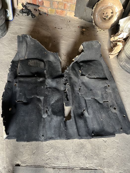 Кавролин, ковер bmw e34 серый/черный потолок е34