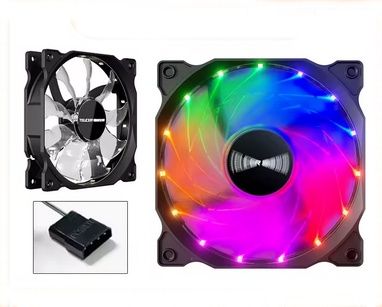 Вентилятор кулер cooler  rgb cooler 12 см