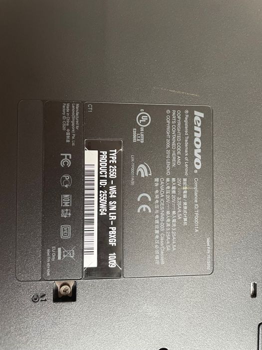 Laptop lenovo Thinkpad