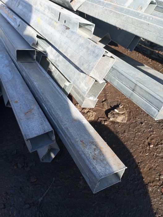 Проф труба оцинкованная 35х55 мм