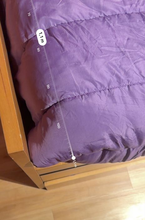 Cama dupla solteiro madeira maciça  com 3 gavetas