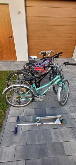 Rowery komplet ( koła 16-24)